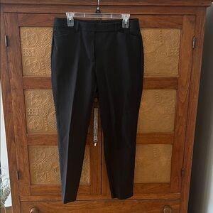 White House Black Market Black Ankle Pants - Cropped Tapered Fit